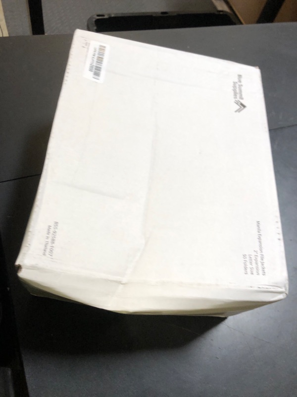 Photo 1 of Blue Summit Supplies 2 Inch Manila File Jacket, 50 Folders, Reinforced Straight Cut Tab, Heavy Duty 2 Inch Expansion Pocket, Letter Size, 50 Pack