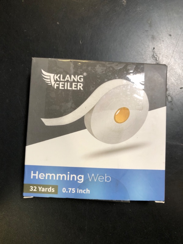Photo 1 of Klangfeiler® Hemming Tape - 0.75 INCH x 32 Yards - Extra Strong - Iron-On Hem Tape Adhesive