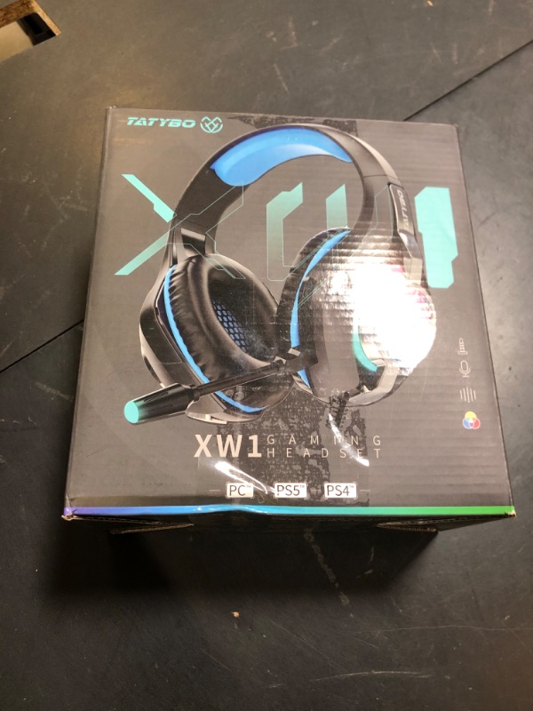 Photo 1 of Gaming Headset for PC, Ps5, Switch, Mobile, Gaming Headphones for Nintendo with Noise Canceling Mic, Deep Bass Stereo Sound
