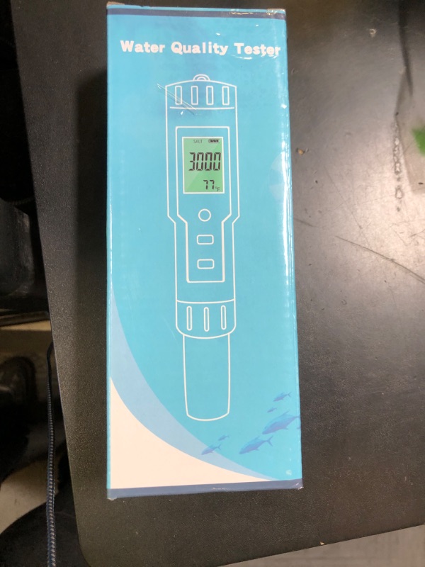 Photo 1 of Pool Salt Tester ORAPXI pH and Salt Meter for Saltwater Pool pH and Salinity Digital Tester 5 in 1 Salt Meter for Swimming Pools Hot Tubs and Swim Spas