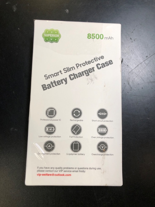 Photo 1 of Battery Case for iPhone 16 Pro, 15W Fast Charging Case Charger 8500mAh Ultra-Slim Lightweight Powerful Battery Pack Rechargeable Anti-Fall TPU Juice Box for iPhone 16 Pro Charging Case(6.3") Black