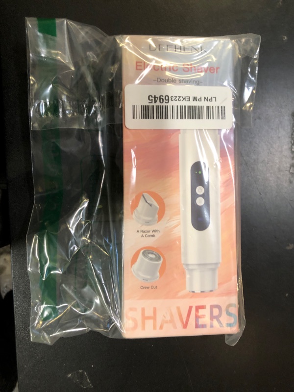 Photo 1 of Bikini Trimmer Razors Shaver for Women: DEEHENK 2-Speed Electric Razor for Pubic Hair Dual Head Shaver Women IPX7 Waterproof Rechargeable Lady Trimmer for Bikini Underarm Body Leg Face Pink