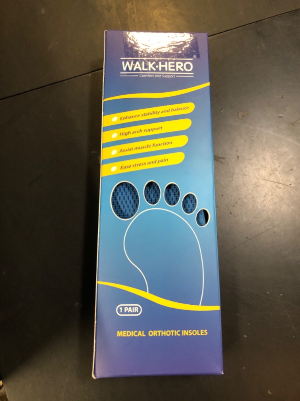 Photo 1 of Plantar Fasciitis Feet Insoles Arch Supports Orthotics Inserts Relieve Flat Feet, High Arch (Mens 10-10 1/2 | Womens 12-12 1/2)