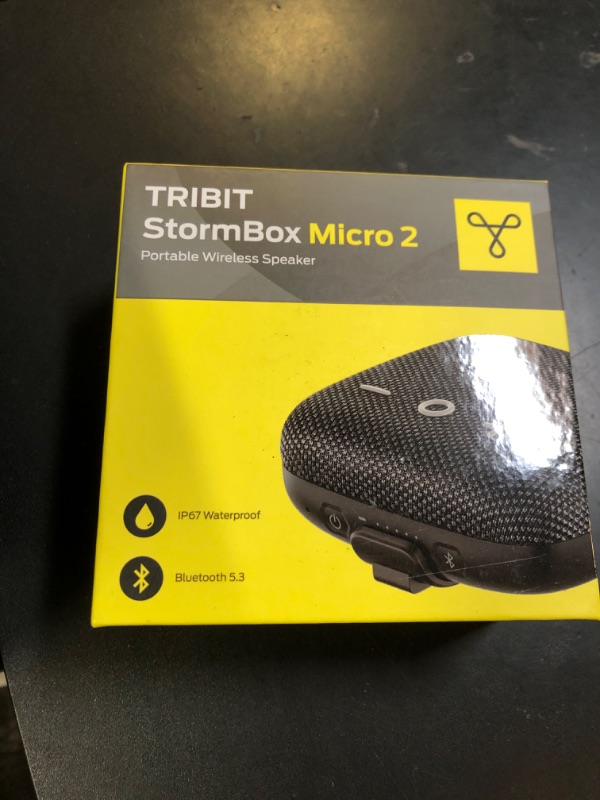 Photo 1 of Tribit StormBox Micro 2 Wireless Portable Speaker: 10W Loud Deep Bass Sound, IP67 Waterproof Bike Speaker with Bluetooth 5.3, 12Hrs Playtime, TWS Pairing for Camping Travel Hiking