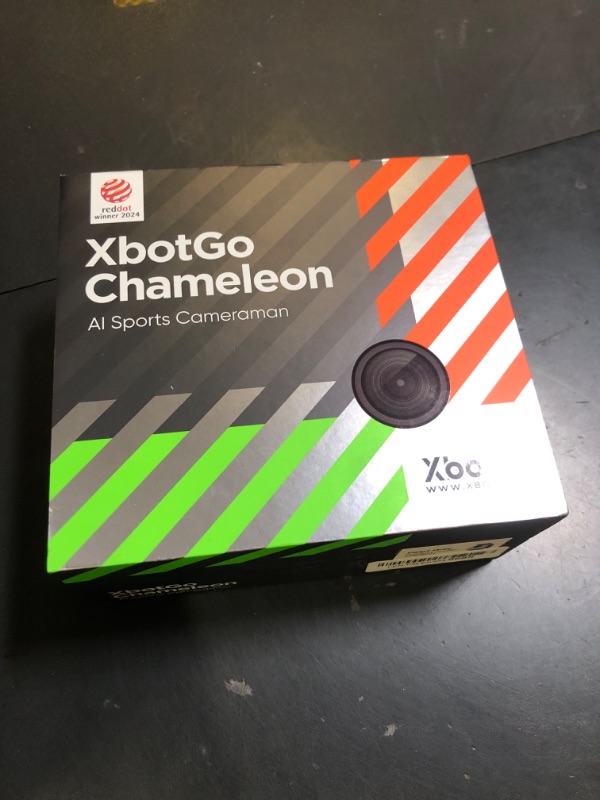 Photo 1 of XbotGo Chameleon AI Auto Sports Action Camera - 4K 60FPS Soccer Camera and Basketball Tracking Camera for Team Sports, Live Streaming, No Subscription, Works with iOS & Android (Pearl Grey)