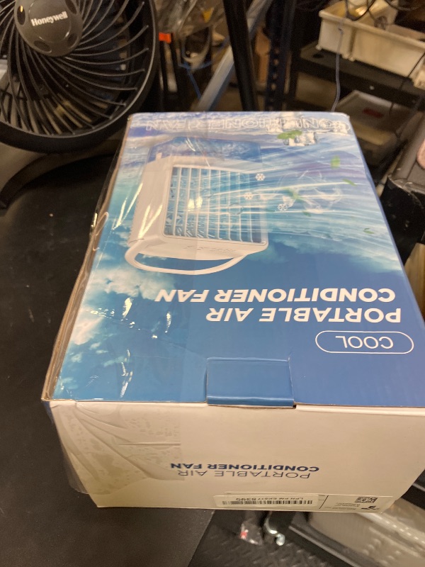 Photo 1 of Mini Air Conditioner Small AC Portable Air Conditioners with 1500ml spray/hour 3 Speed Wind & 7 Colorful LED Light Cool Mist &Timer Evaporative Air Cooler for Bedroom/Home/Office