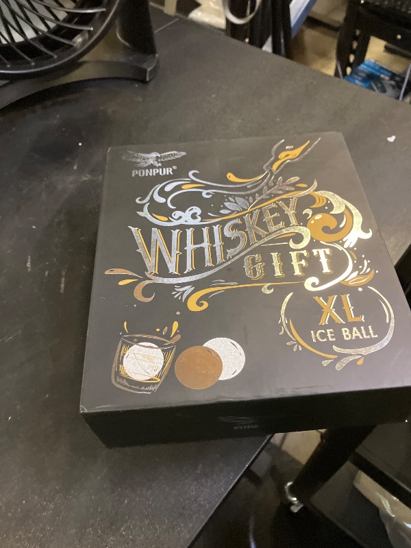 Photo 1 of Whiskey Balls Reusable 55mm, Bourbon Gifts for Men, Whiskey Ice Stones with Tongs, for Dad Who Has Everything, Anniversary Birthday Gifts for Boyfriend Grandpa Him Husband from Wife