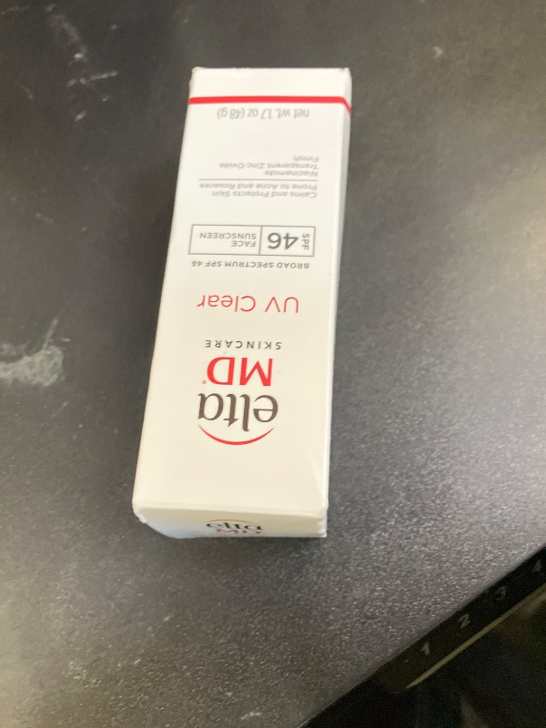 Photo 1 of EltaMD UV Clear Face Sunscreen SPF 46, Oil Free for Face with Zinc Oxide, Dermatologist Recommended Sunscreen Lotion, For Acne-Prone Sensitive Skin, 1.7 oz Pump