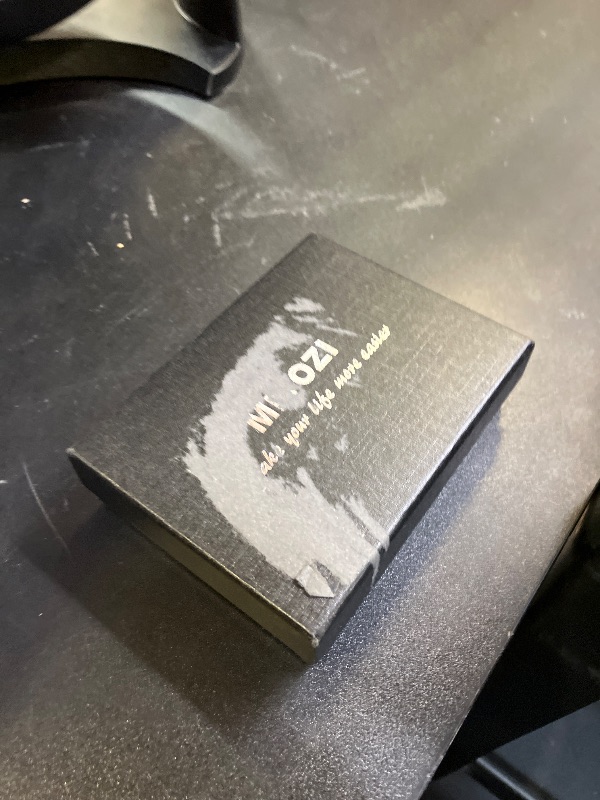 Photo 1 of miyozi Airtag Wallet for Men,with Money Clip 10 Cards Metal Case Smart Slim Pop Up Credit Card Holder Flip with Magnetic Closure RFID Blocking Wallet with Gift Box