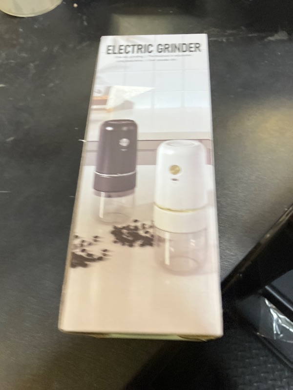 Photo 1 of M-MAX Burr Coffee Grinder,Professional Wireless with One-Click Grinding & Adjustable Coarseness,Portable Mini Coffee Bean Grinder for Home/Office/Travel,Black
