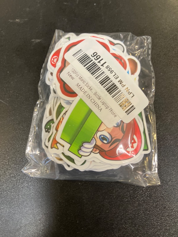 Photo 1 of 100Pcs Mario Stickers for Kids, Mario Game Sticker for Teen, Mario Bros Decal Gifts, Waterproof Vinyl Sticker for Water Bottle Laptop Phone