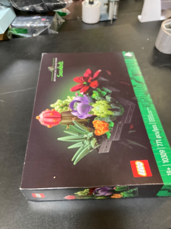 Photo 1 of LEGO Botanicals Succulents - Artificial Indoor Plant Building Set for Home, Kitchen, Desk Decor Adults Ages 18+ - Gift for Graduation - 10309