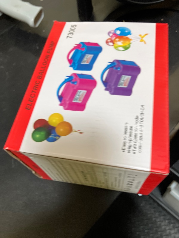 Photo 1 of Balloon Pump Electric, 110V 600W Balloon Blower Inflator Dual Nozzle Air Pump Balloons Inflator for Decoration, Party, Sport,Gifts:2 Balloon Tying Tools