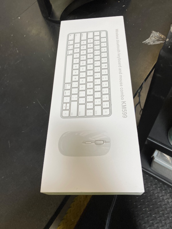 Photo 1 of Wireless Keyboard and Mouse for Mac, Bluetooth/2.4G USB Dual-Channel Connection, Multi Device, Rechargeable Wireless Keyboard and Mouse Combo Compatible with Mac, iPad, iPhone
