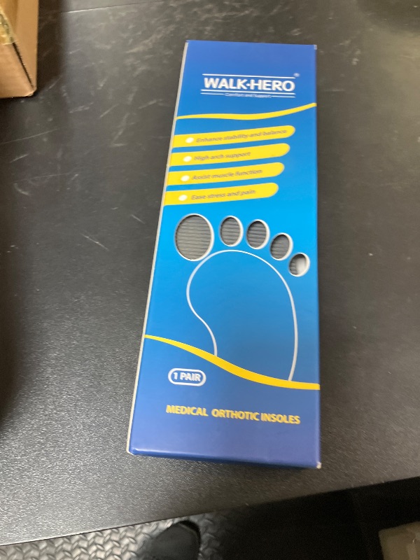 Photo 1 of Plantar Fasciitis Feet Insoles Arch Supports Orthotics Inserts Relieve Flat Feet, High Arch (Mens 5-5 1/2 | Womens 7-7 1/2)