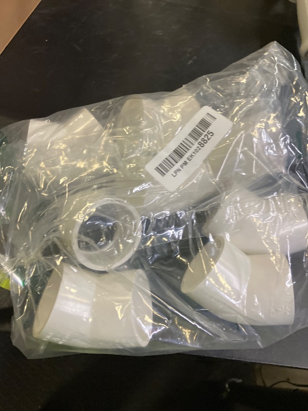 Photo 1 of 8Pack 1-1/4" 45 Degree PVC Elbow Pipe Fitting Connector (Socket x Socket) Furniture Build Grade SCH40 1.25 Inch 45 Degree Elbow PVC Corner Adapter for Home Sewer Plumbing Water Line