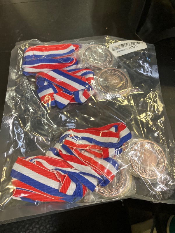 Photo 1 of Shindel 12PCS Winner Award Medals, 1st, 2nd, 3rd (Gold, Silver, Bronze) Metal Medals for Sports, Competitions, Party, Spelling Bees, Olympic Style, 2 Inches