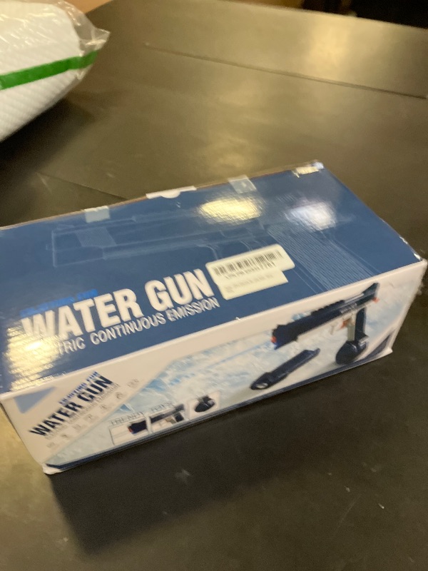 Photo 1 of 2Pcs Electric Water Guns Battery Powered Water Gun Electric Water Gun Rechargeable Gun Toy High Capacity 500+ Range Up to 32 FT Range Summer Outdoor Swimming Pool Water Toy for Adults Kids - Blue Pink