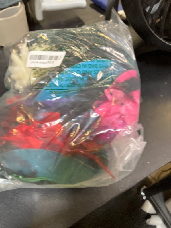 Photo 1 of Jeyiour 9 Pcs Fascinators Hats Tea Party Feather Pillbox Hat with Clips for Women with Veil Flower 20s 50s, 9 Colors(Bright Colors)