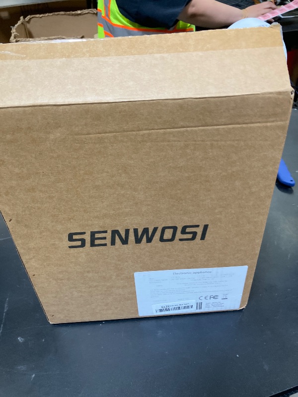 Photo 1 of SENWOSI Dual-Channel UHF Wireless Microphone System with Auto Scan & IR Sync – 200 Channels, 400ft Range, Cardioid Mics, Metal Body, LCD Display for Live Events, Recording, Stage Performances