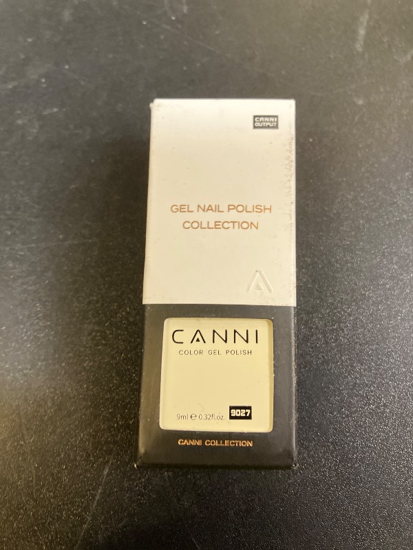 Photo 1 of CANNI Milky Gel Nail Polish, 1Pcs Off White Gel Polish Color High Gloss Soak Off UV Nail Manicure Salon DIY