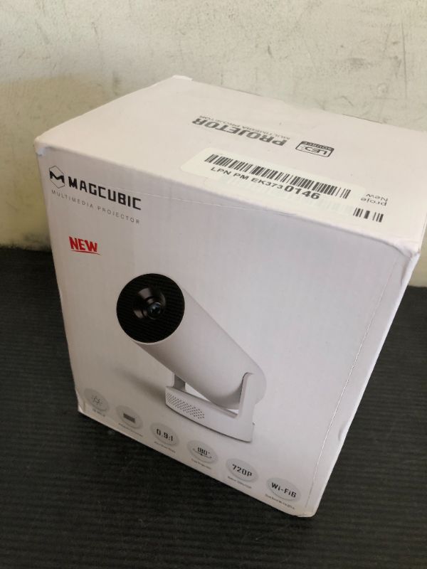 Photo 1 of Magcubic Mini Projector 4K support with WiFi 6 and Bluetooth 5.4, 5w Soundbase Speaker, Auto Vertical Keystone 180°Rotatable Portable Proyector for Home Bedroom Outdoor HY300Pro+
