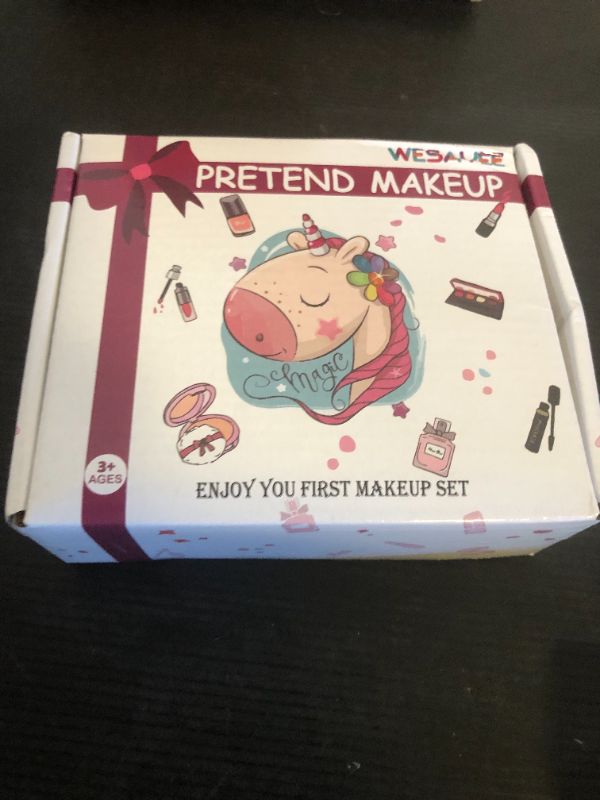 Photo 1 of Pretend Makeup Kit for Toddlers Girls, Play Makeup Set for Kids 3-5, Unicorn Toy Purse with Fake Make up for Little Girls 4-6, Gifts for 3 4 5 6 7 8 Year Old