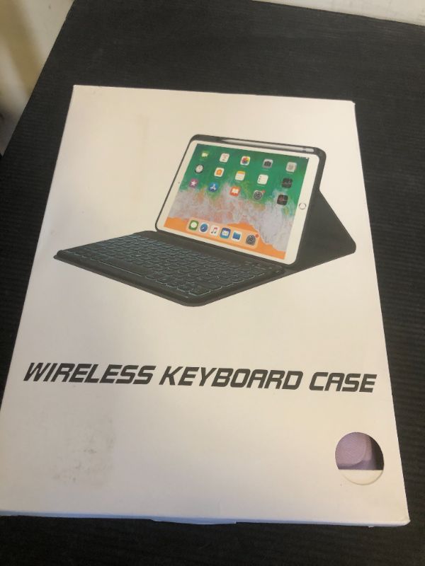 Photo 1 of Keyboard Case for iPad Air 11 inch (M3/M2, 2025/2024)/ iPad Pro 11 inch (1st, 2nd, 3rd, 4th Gen)/ iPad Air 5th 4th Generation, 7 Colors Backlit Detachable Wireless Keyboard Cover with Pencil Holder