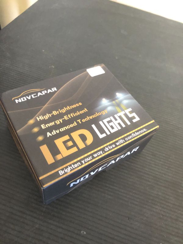 Photo 1 of NOVCAPAR HB3 9005 LED Bulbs, 1000% Super Bright 40000LM Cool White 6500K,1:1 Mini Size, Plug and Play, CANBUS Ready, IP68 waterproof 9005 LED Fog Light Bulbs, Pack of 2