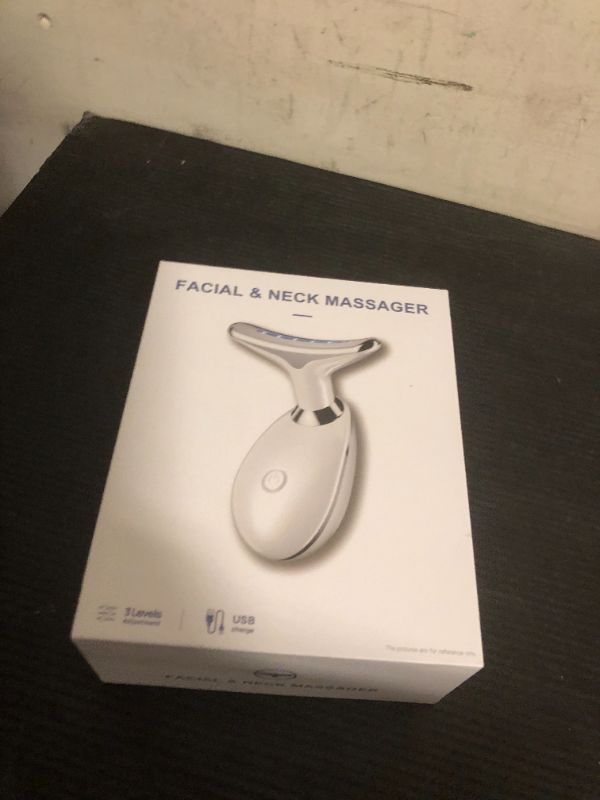 Photo 1 of JURP Face Neck Beauty Device, 7 Color Led Face Neck Massager,Multifunctional Facial Skin Care Tool, Ideal for Home Skin Care