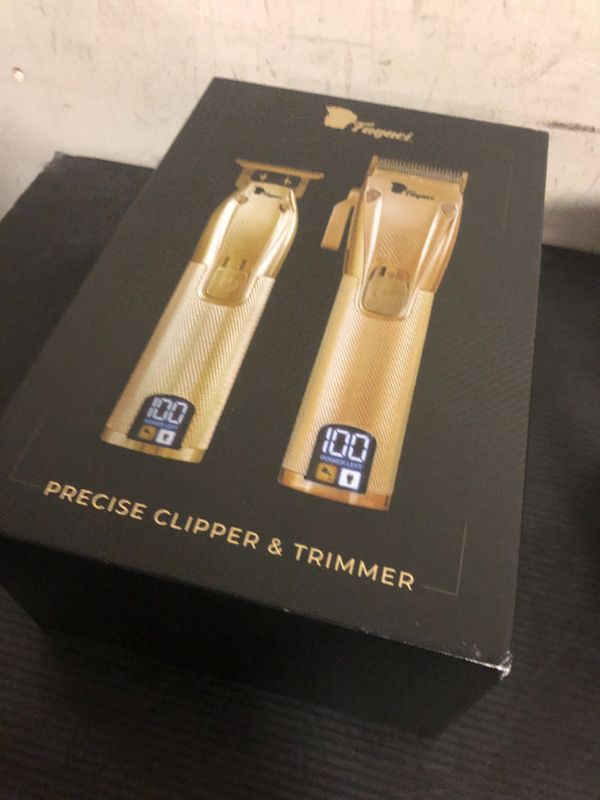 Photo 1 of Fagaci Professional Hair Clippers for Men Set Turbo Power with Precise Cutting, Barber Clippers for Hair Cutting, Cordless Hair Clippers and Trimmers Set, Maquina de Cortar Cabello, Haircut Barber Kit