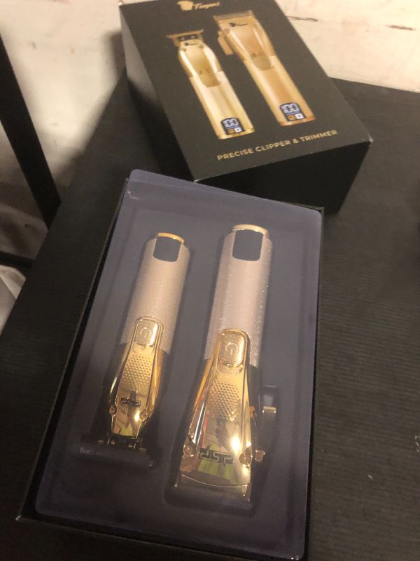 Photo 1 of Fagaci Professional Hair Clippers for Men Set Turbo Power with Precise Cutting, Barber Clippers for Hair Cutting, Cordless Hair Clippers and Trimmers Set, Maquina de Cortar Cabello, Haircut Barber Kit