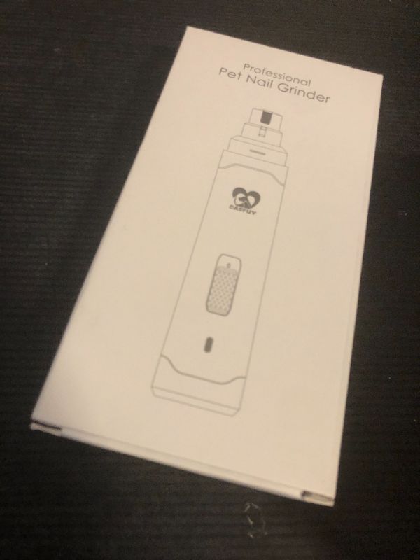 Photo 1 of Casfuy Dog Nail Grinder Upgraded - Professional 2-Speed Electric Rechargeable Pet Nail Trimmer Painless Paws Grooming & Smoothing for Small Medium Large Dogs & Cats (White)