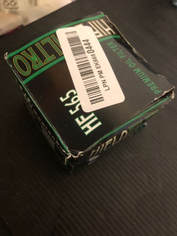 Photo 1 of Hiflofiltro HF565 Premium Oil Filter, Black