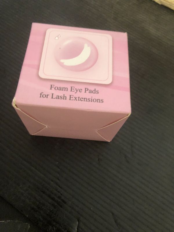 Photo 1 of Pretty memory 100 Pairs Foam Eye Pads for Lash Extensions, Lint Free Hypoallergenic Sticky Lash Pads, Under Eye Pads for Eyelash Extensions, Eyelash Tech Supplies Must Haves, Latex Free