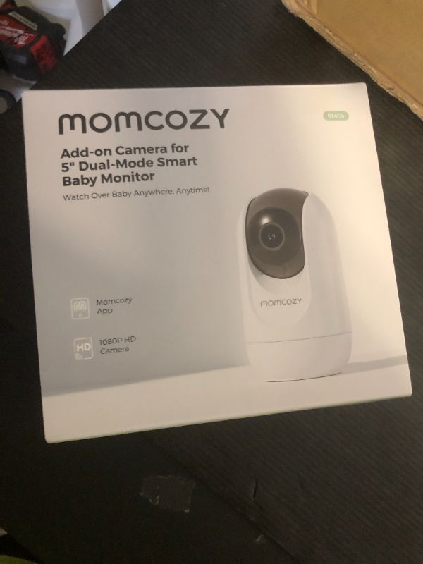 Photo 1 of Momcozy Baby Monitor BM04 Camera Unit, Support APP Connection, Smart WiFi Baby Monitor with Camera and Audio, Real-Time Motion Alert, 1080P Monitor with Wall Mount, Easy to Pair (Compatible With BM04)