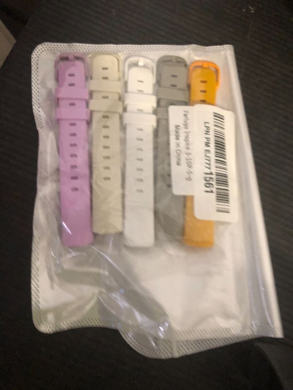 Photo 1 of Farluya 10 Pack Compatible with Fitbit Inspire 3 Bands,Soft Sport Bands Silicone Replacement Wristband for Fitbit Inspire 3 Tracker Smart Watch for Women Men, Small
