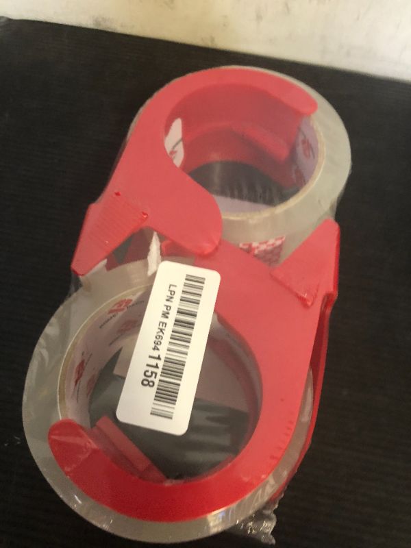 Photo 1 of BOMEI PACK Heavy Duty Clear Packing Tape,2 Rolls with refillable Dispenser,Noiseless Packaging Tape 1.88 Inches x 55 Yards,Industrial Grade Boxes Shipping Tape for Moving,Mailing and Storages