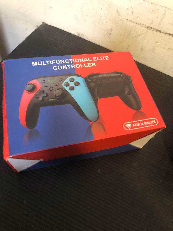 Photo 1 of Wireless Switch Controller for Switch/Lite/OLED Controller, Switch Controller with a Mouse Touch Feeling on Back Buttons, Extra Switch Pro Controller with Wake-up,Programmable, Turbo Function