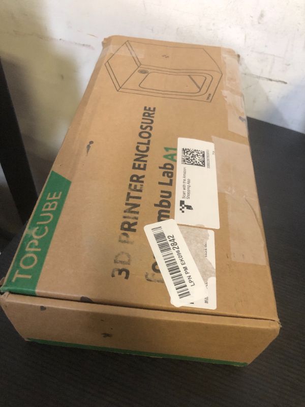 Photo 1 of TOPCUBE 3D Printer Enclosure for Bambu Lab A1, Large Size Enclosure with LED Light, Fireproof Waterproof Dustproof Noise Reduction Constant Temperature 3D Printer Cover, 550x600x670MM