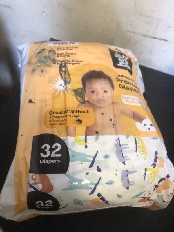 Photo 1 of Hello Bello Premium Baby Diapers Size Newborn, 32 Count of Disposable, Extra-Absorbent, Hypoallergenic Baby Diapers with Snug and Comfort Fit, Sleepy Sloth