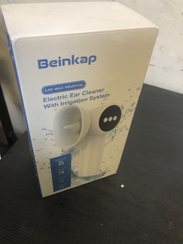 Photo 1 of Upgraded Ear Wax Removal with Mild Drying, Safe Ear Cleaner for Ear Wax Buildup Flushing and Cleaning with Dual-Compartment Design, Ear Wax Cleaner Kit 5 Pressure Settings & USB-C Cable, IPX7