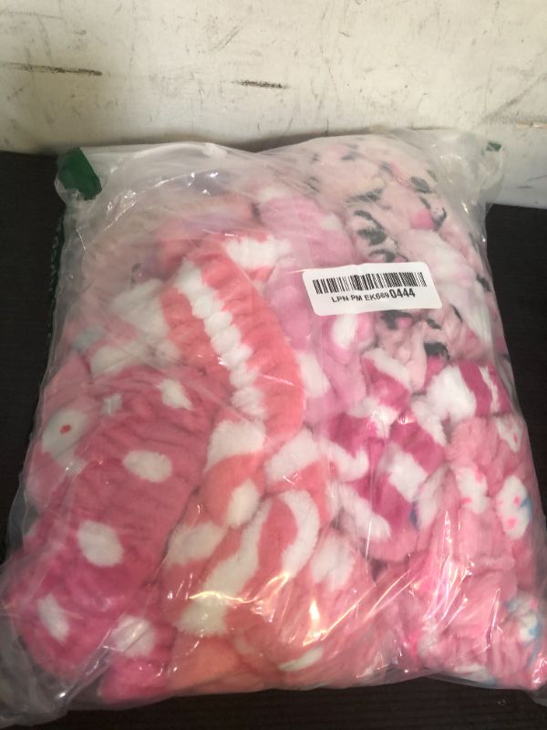 Photo 1 of Xuhal 24 Pcs Spa Party Favors Sleepover Party Supplies for Women Soft Makeup Headband for Washing Face Sleep Eye Mask Bow Hair Bands for Slumber Birthday Favors(Pink Series Dots and Stripes)
