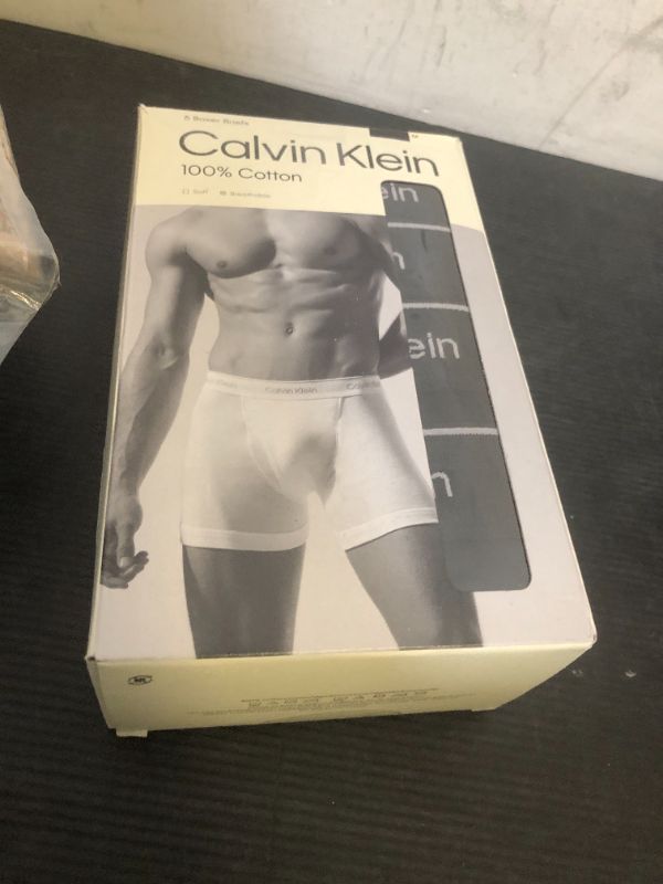Photo 1 of Calvin Klein Men's Cotton Classics 5-pack Boxer Brief, 5 Black, Medium