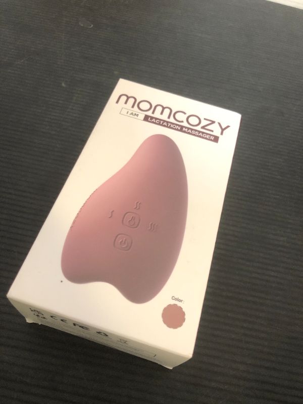 Photo 1 of Momcozy Warming Lactation Massager 2-in-1, Soft Breast Massager for Breastfeeding, Heat + Vibration Adjustable for Clogged Ducts, Improve Milk Flow, Engorgement