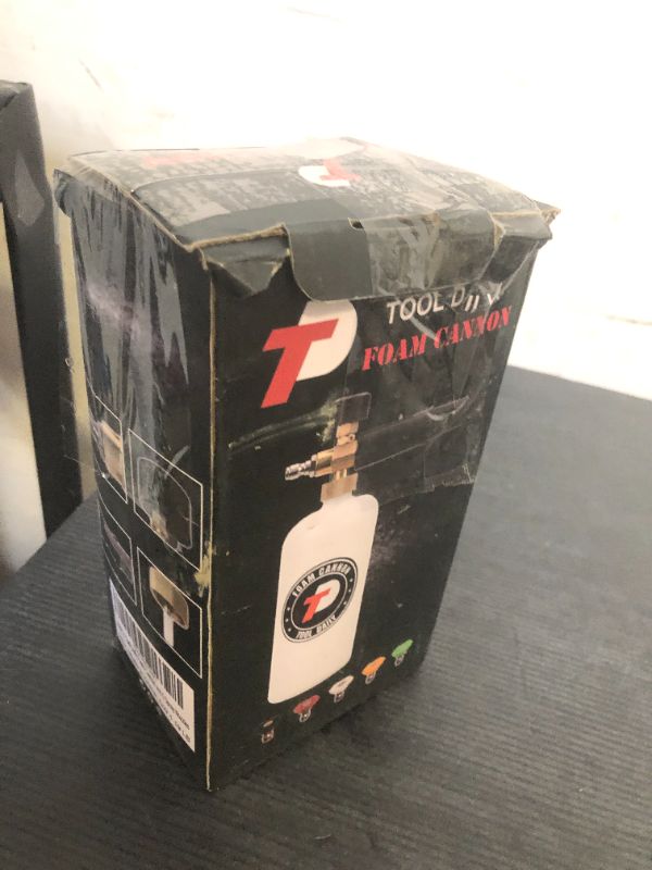 Photo 1 of Tool Daily Foam Cannon with 1/4 Inch Quick Connector, 1 Liter, 5 Pressure Washer Nozzle Tips