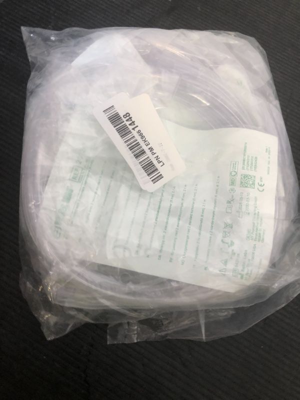 Photo 1 of Oxygen Supply Tubing - 7' Clear - 5 Pack (Westmed 0007)