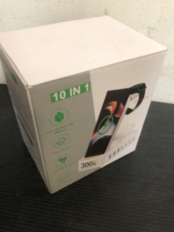 Photo 1 of Wireless Charger for Samsung,300W 10 in 1 Wireless Charging Station, 65W USB C Fast Charging Stand for Samsung S25 Ultra/S24/S23/S22/Note 20,Galaxy Watch Ultra7/6/5,Galaxy Buds(Not for Apple Watch)