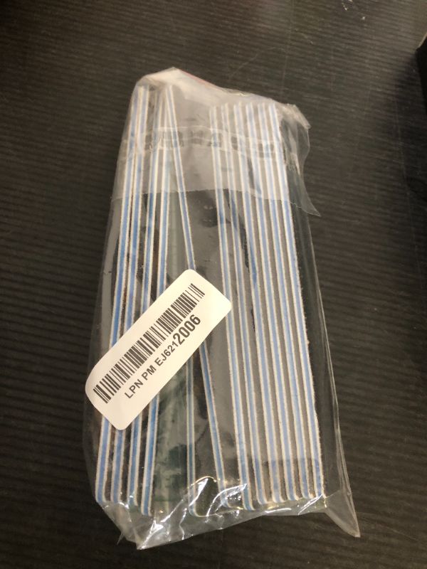 Photo 1 of 12 Pcs Professional Nail Files, 60/60 Grit Nail Files for Acrylic Nails Gel Nails, Double Sided Emery Board for Nails, Reusable & Washable Coarse Nail File for Home and Salon Use
