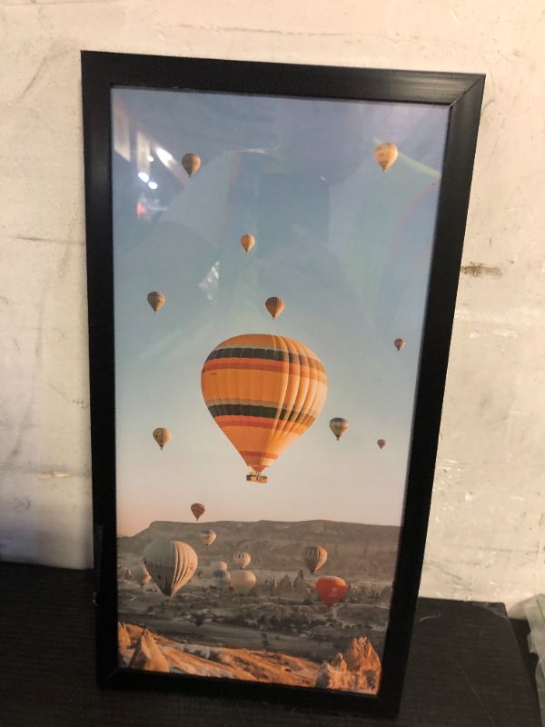 Photo 1 of JCJMY 6x12 Picture Frame Black for Wall Hanging, Wall Mounting Horizontally or Vertically, 6 x 12 Wall Gallery Poster Photo Frame with Shatter Resistant Plexiglass, Black